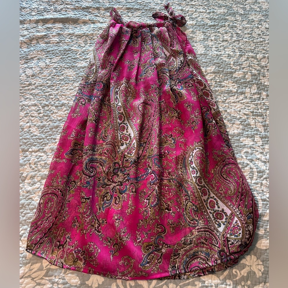 Flowy Sheer Paisley Beach Coverup NWOT NEVER BEEN WORN